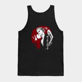 Street Justice Rock Anime T-Shirt Showcasing Strong Characters and Urban Vigilantes Tank Top